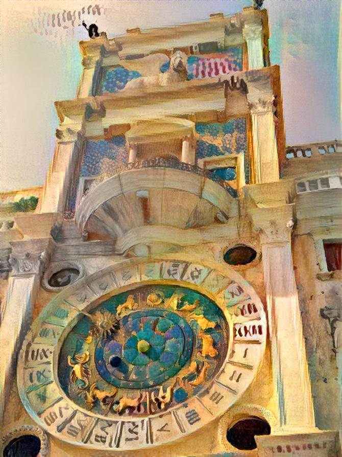 Venetian clock