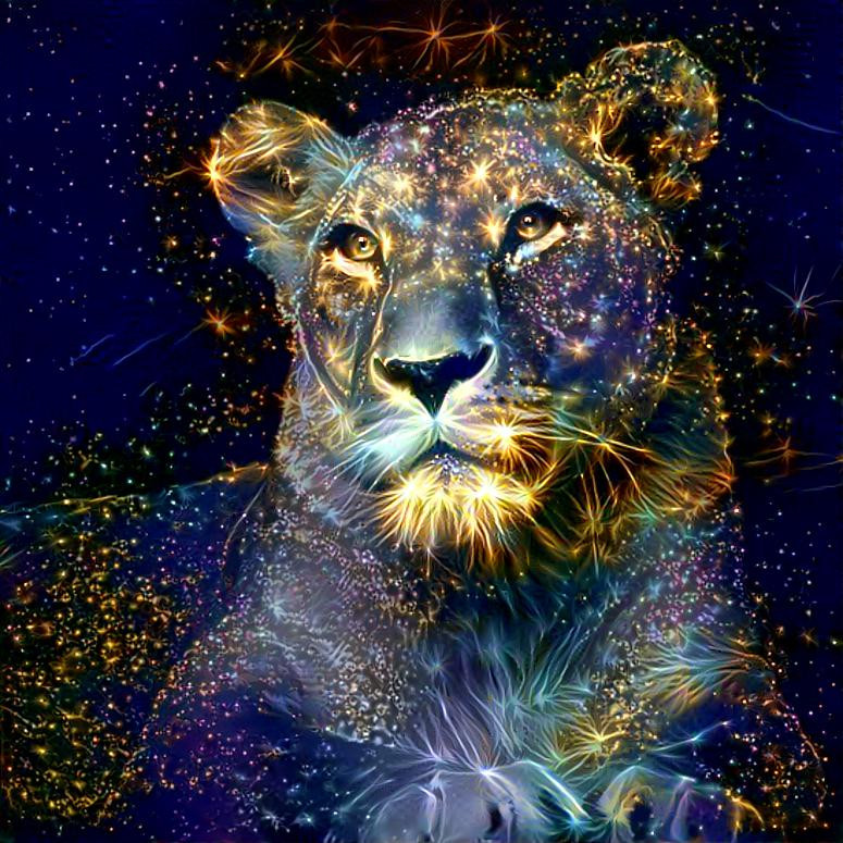 Starry lion