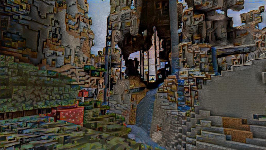 Minecraft has made everything a painting
