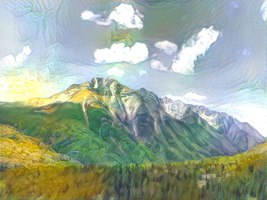 Can Gogh’s Mountain 