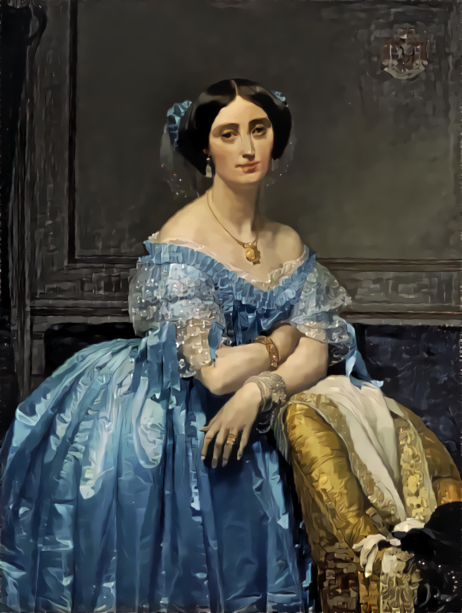 Jean-Auguste-Dominique Ingres, Joséphine-Éléonore-Marie-Pauline de Galard (1825–1860), Princesse de Broglie