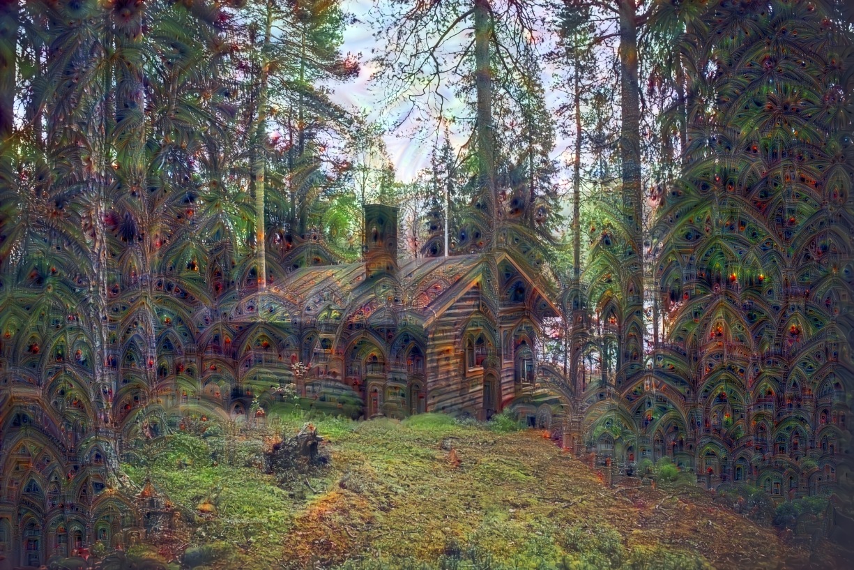 Нейросеть в реальном времени. Спальня Deep Dream. Фото фильтры на основе 